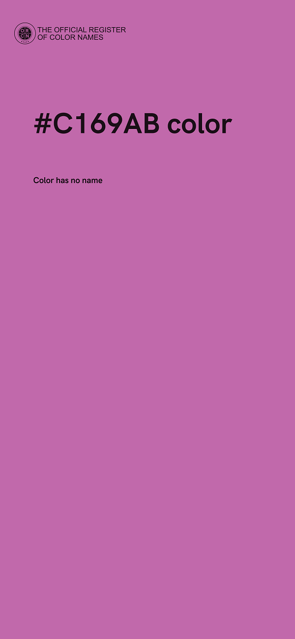 #C169AB color image