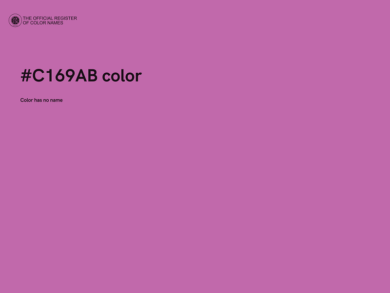 #C169AB color image