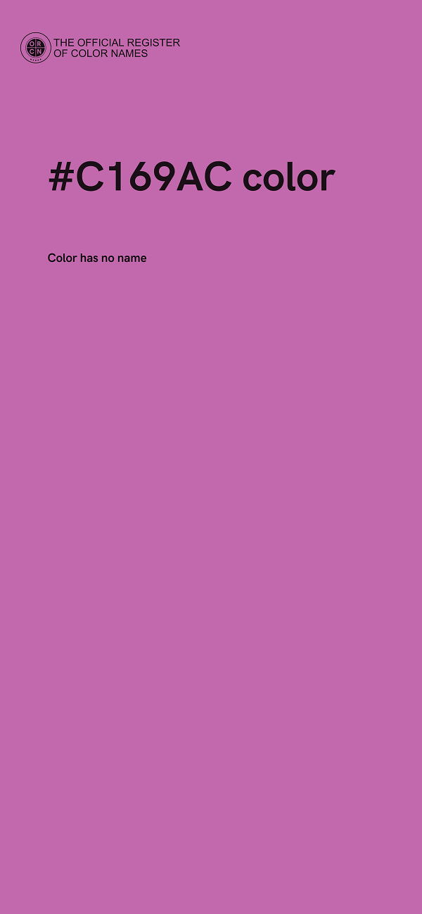 #C169AC color image