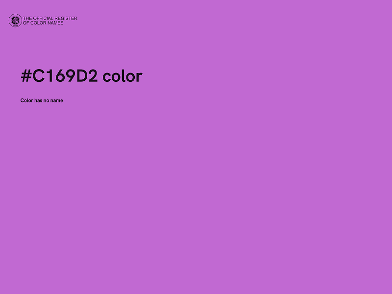 #C169D2 color image