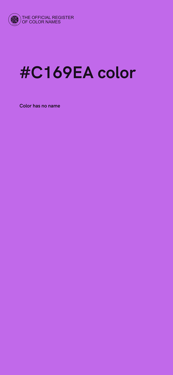 #C169EA color image