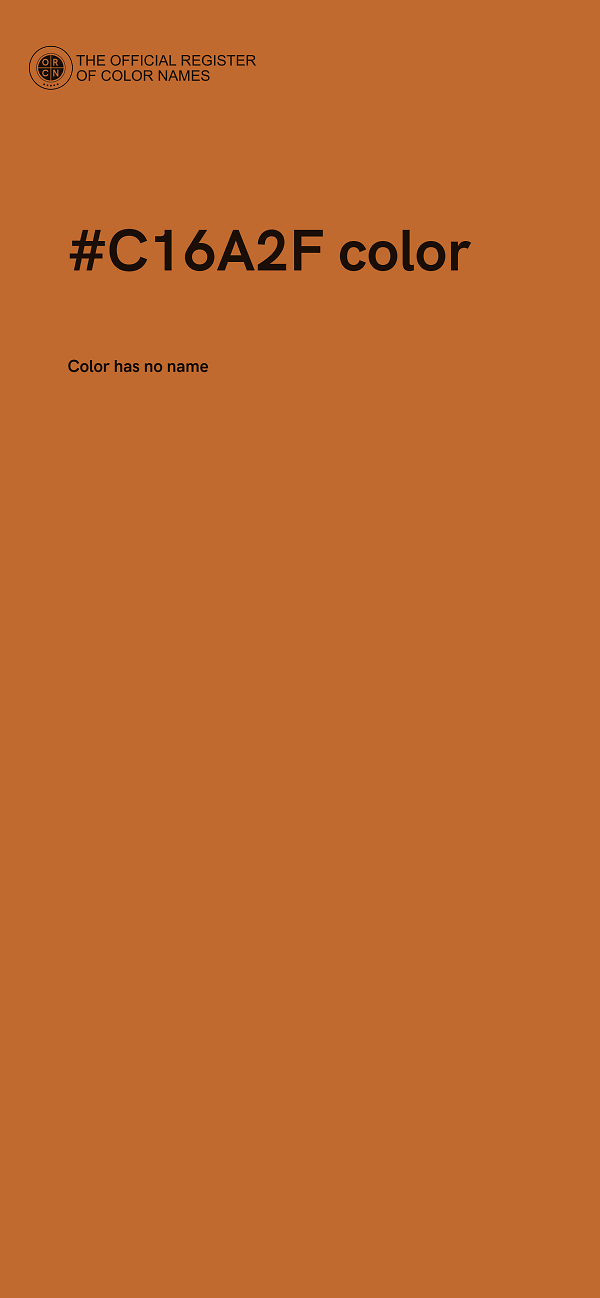 #C16A2F color image