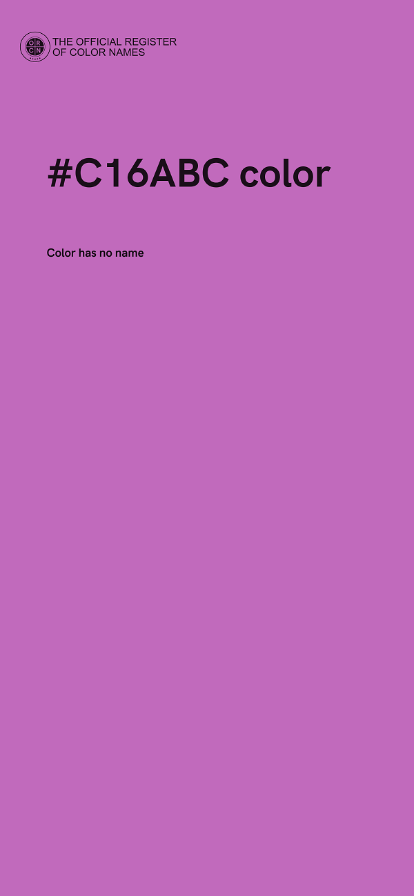 #C16ABC color image