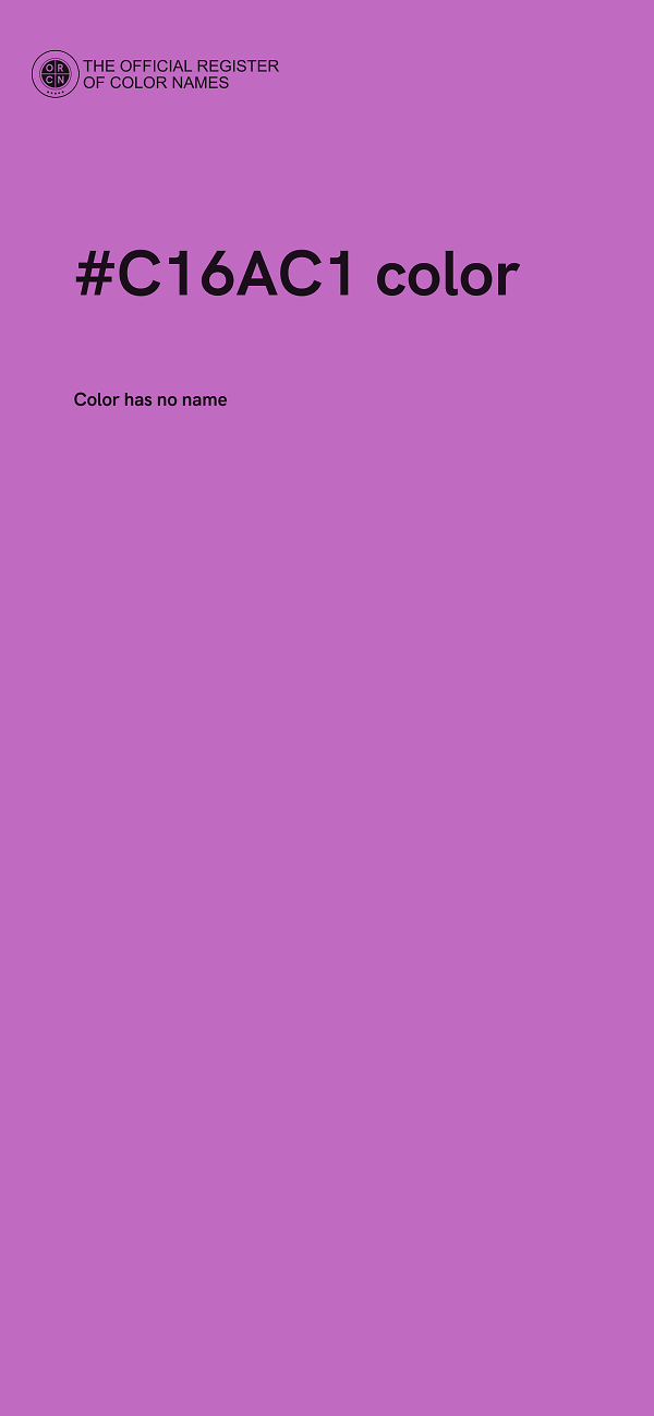 #C16AC1 color image