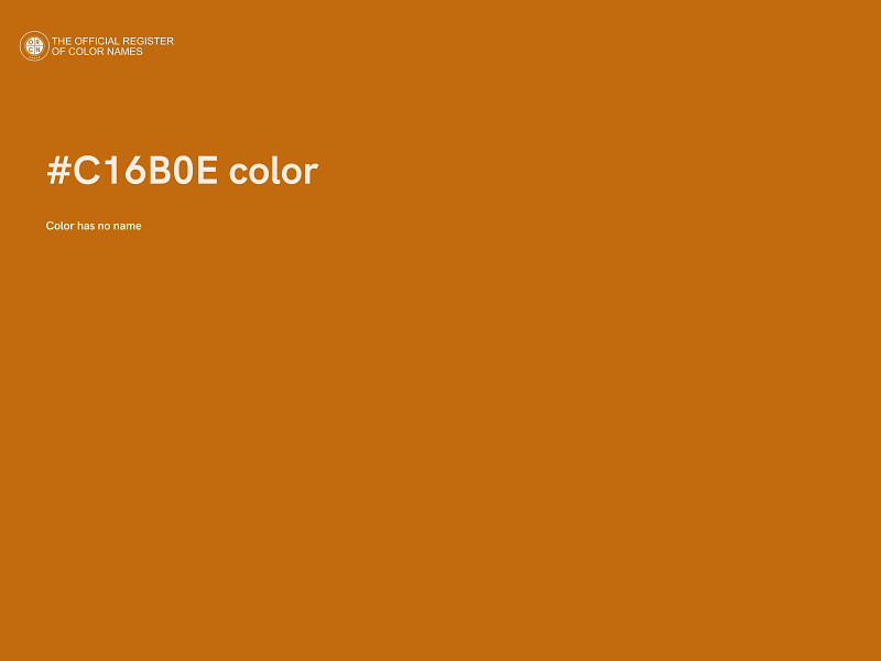 #C16B0E color image