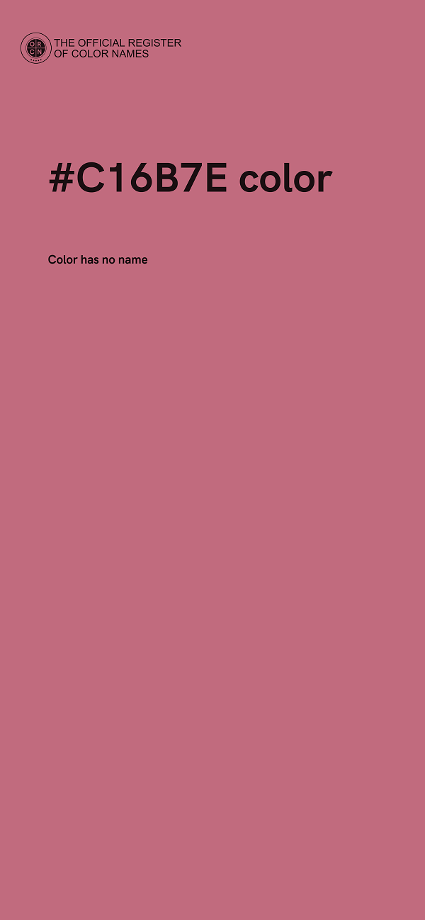 #C16B7E color image