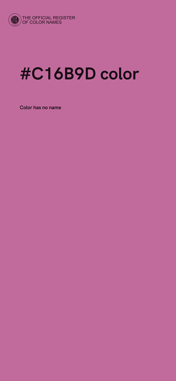 #C16B9D color image