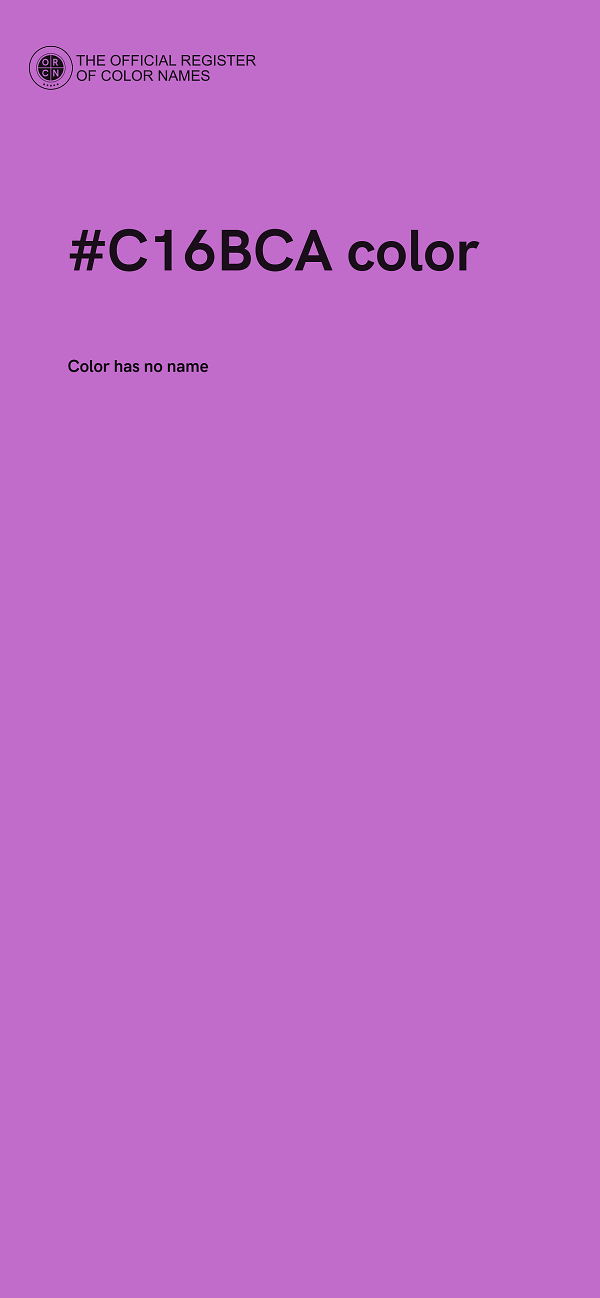 #C16BCA color image