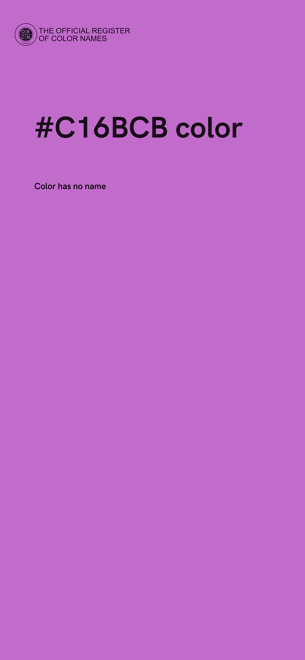 #C16BCB color image