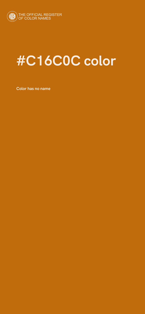 #C16C0C color image
