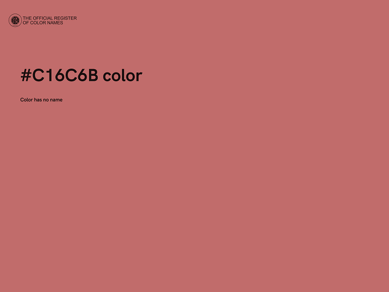 #C16C6B color image