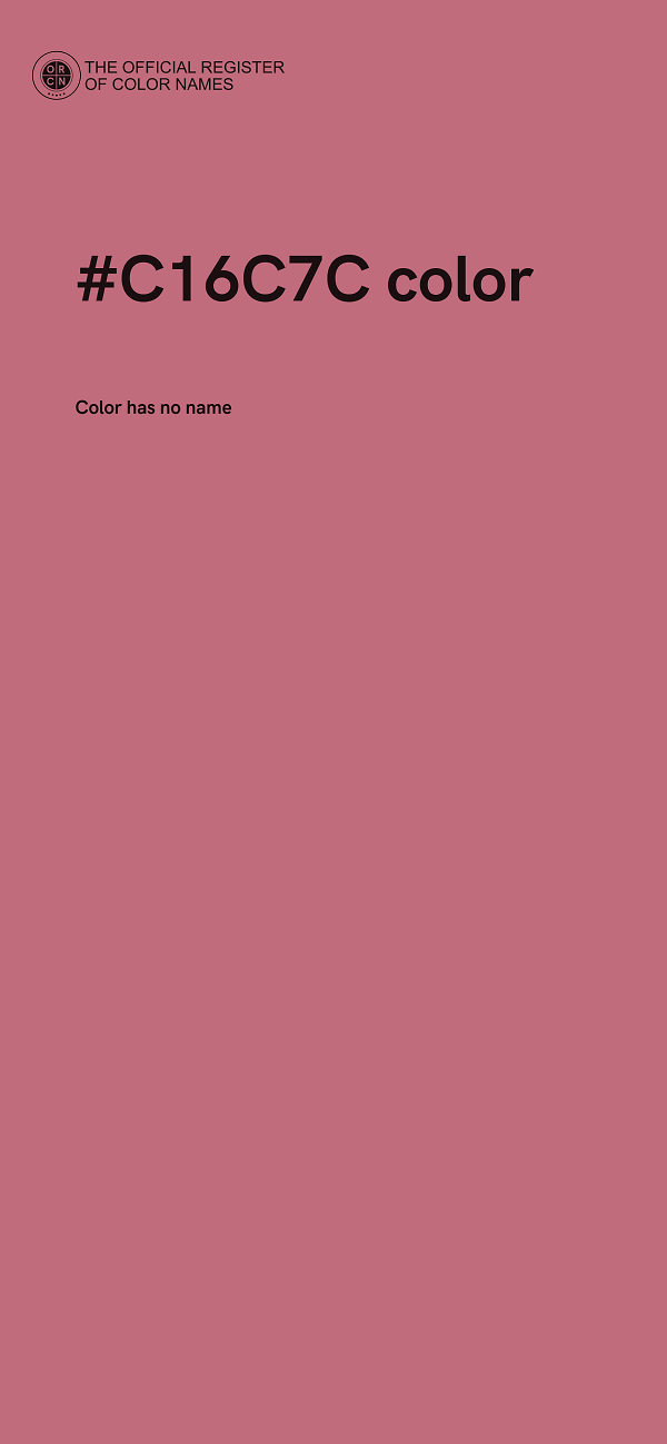 #C16C7C color image