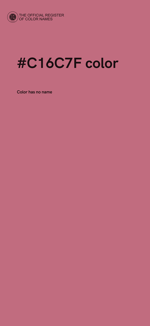 #C16C7F color image