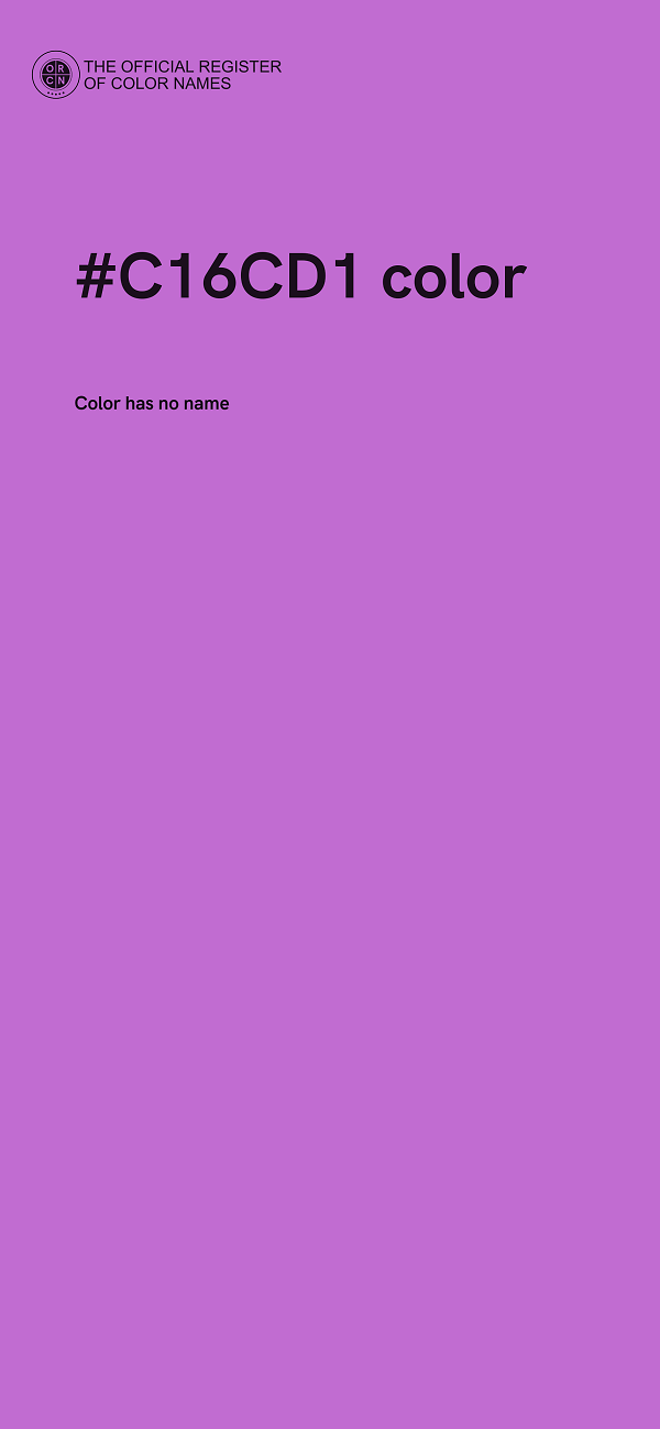 #C16CD1 color image