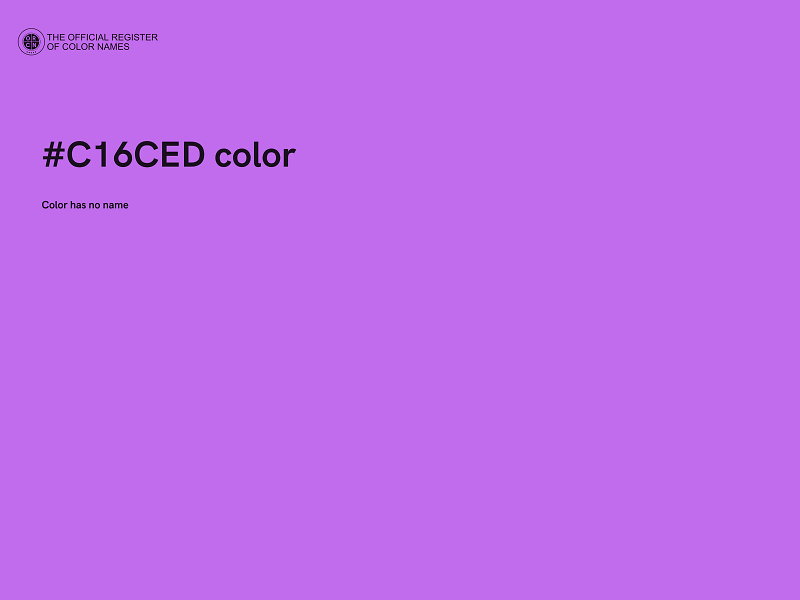 #C16CED color image