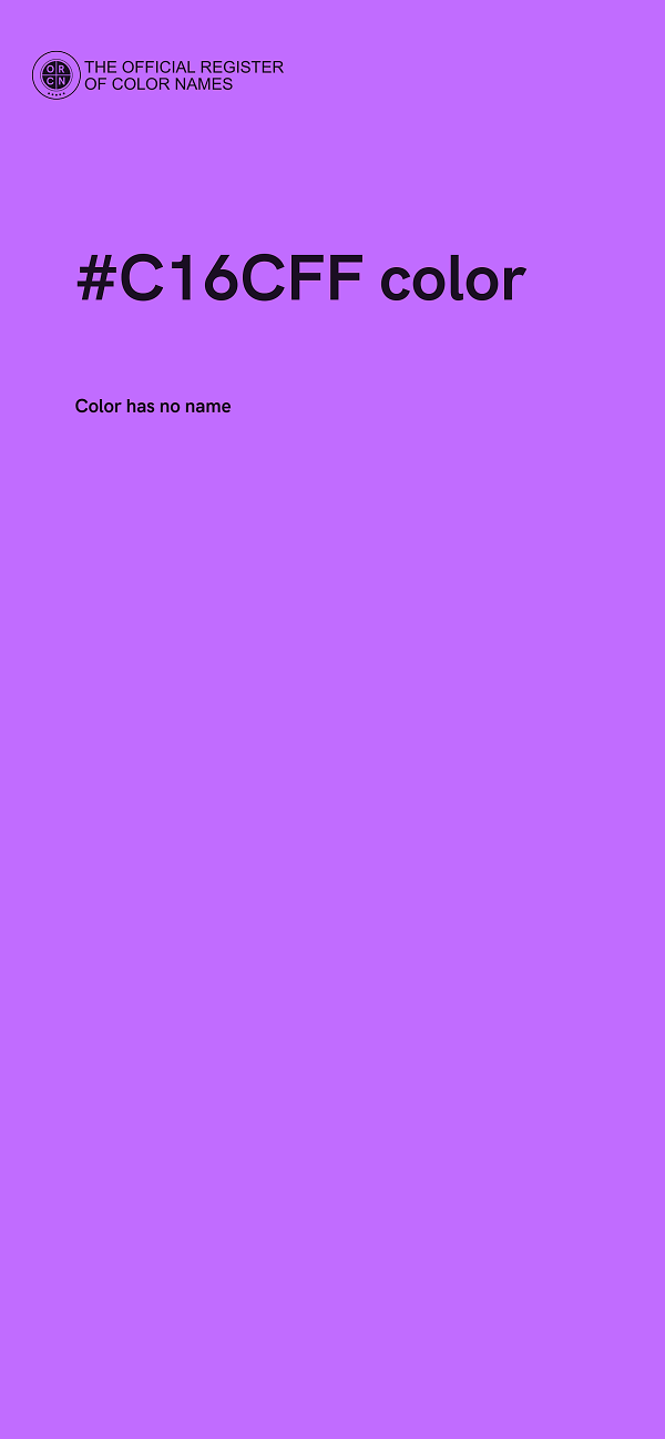#C16CFF color image