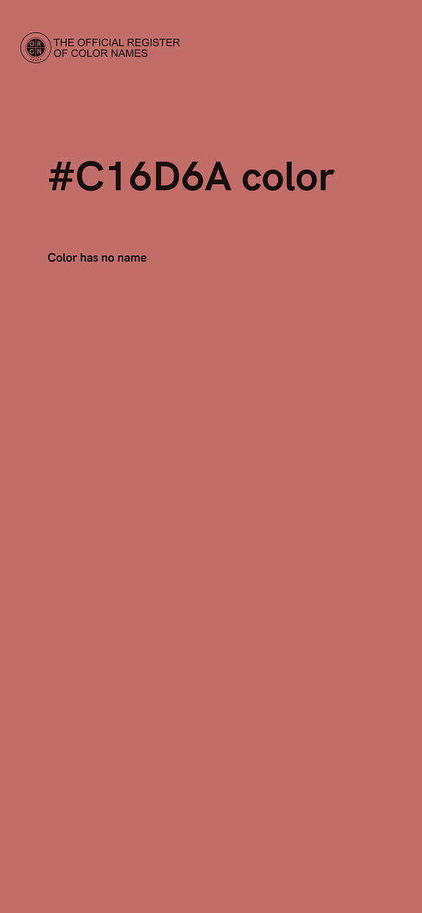 #C16D6A color image