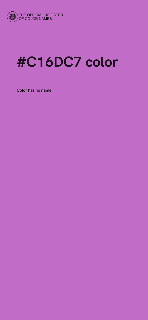 #C16DC7 color image