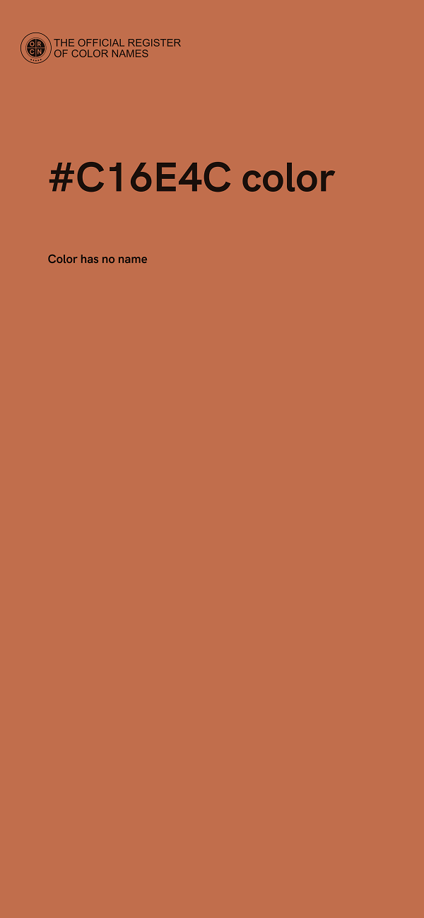 #C16E4C color image