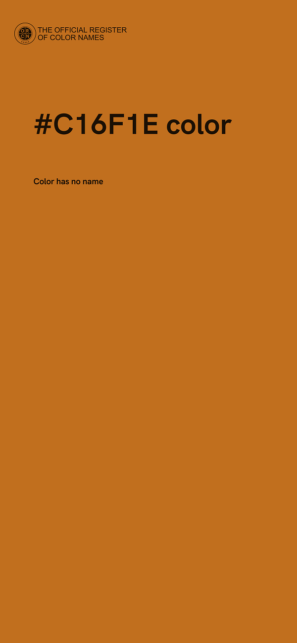 #C16F1E color image