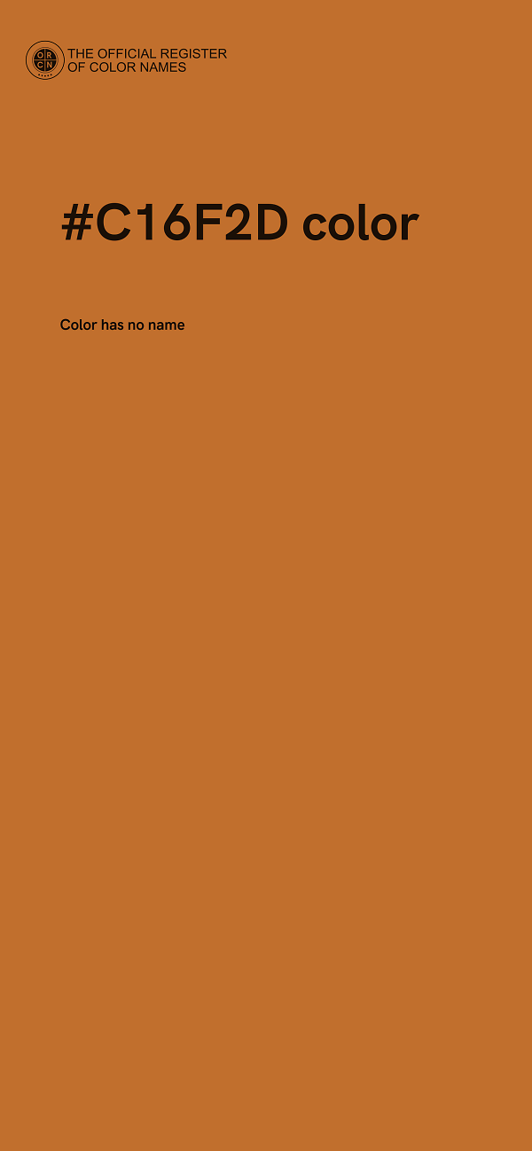 #C16F2D color image