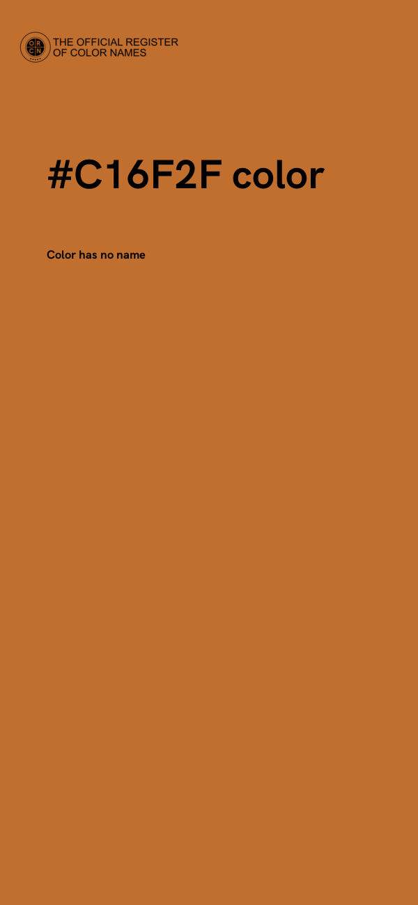 #C16F2F color image