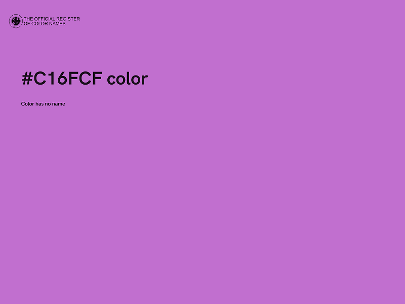 #C16FCF color image