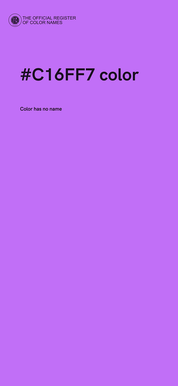 #C16FF7 color image
