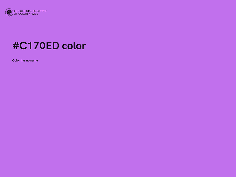 #C170ED color image