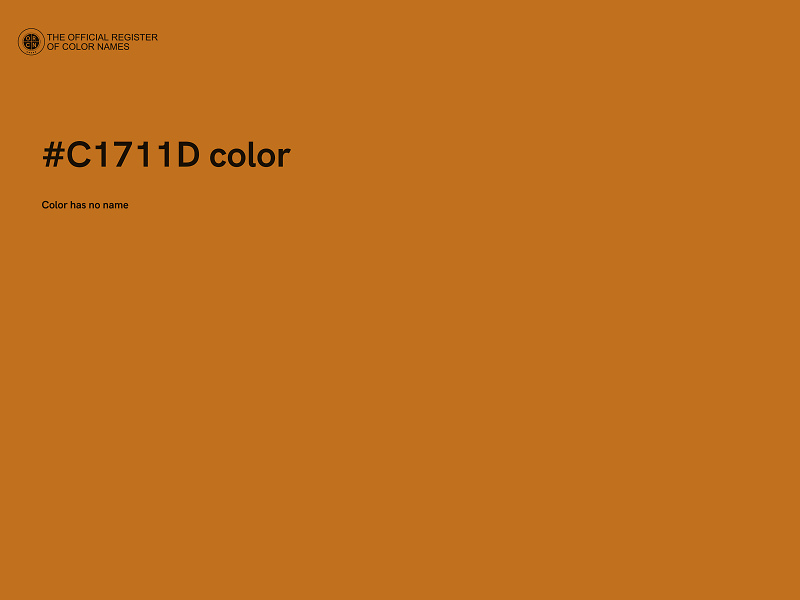 #C1711D color image