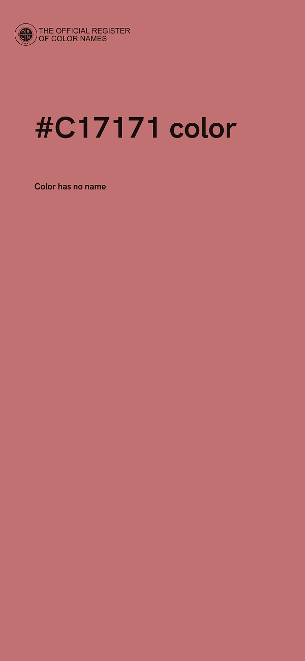 #C17171 color image