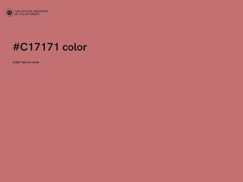 #C17171 color image