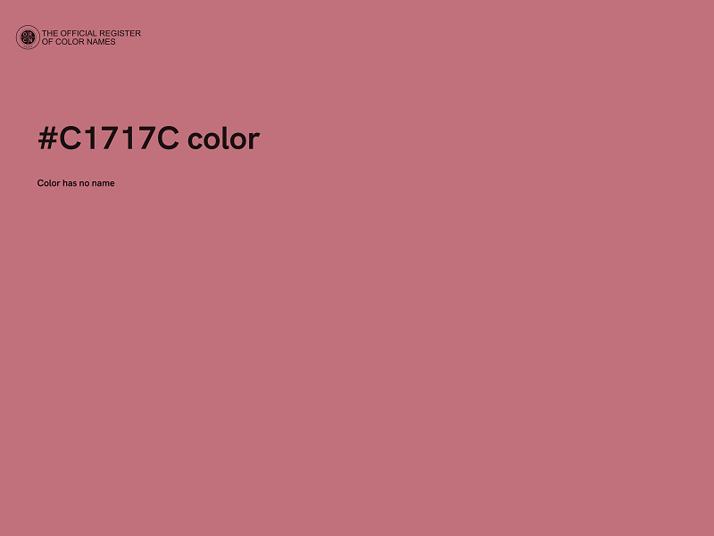 #C1717C color image