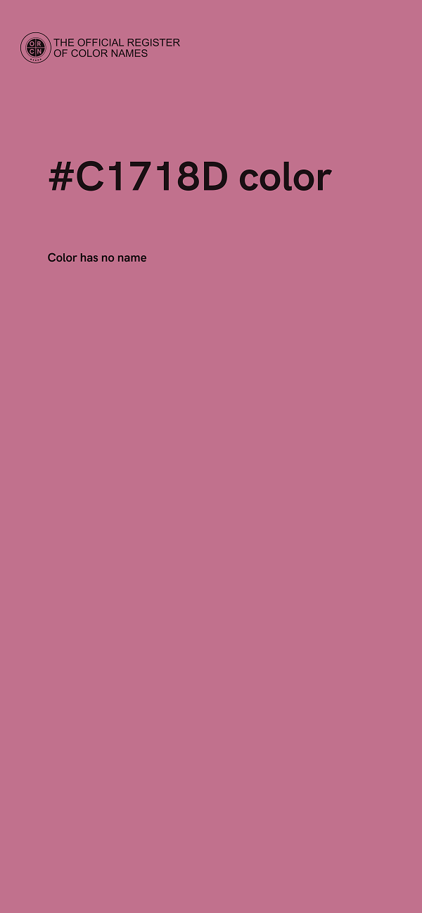 #C1718D color image