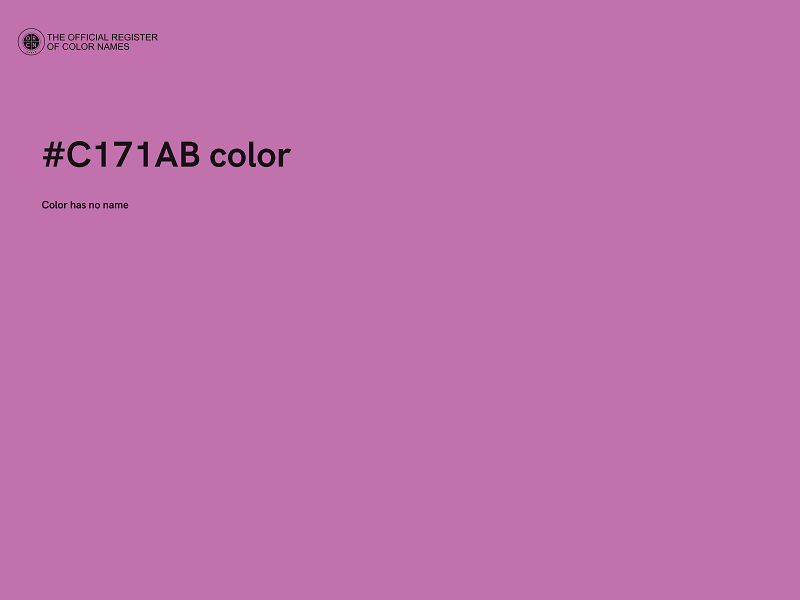 #C171AB color image