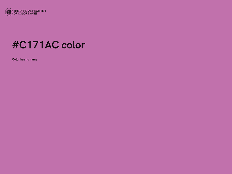 #C171AC color image