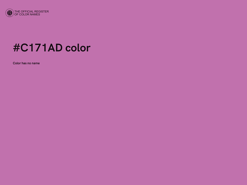 #C171AD color image