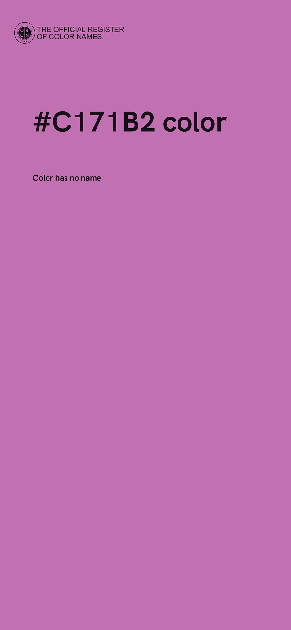 #C171B2 color image