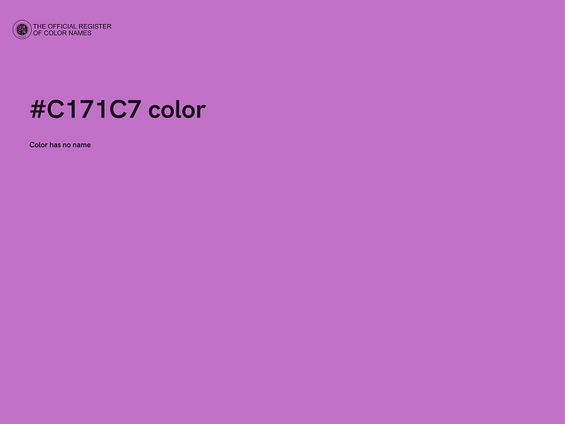 #C171C7 color image