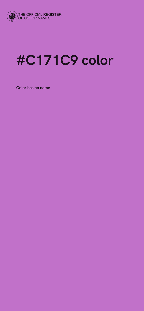 #C171C9 color image