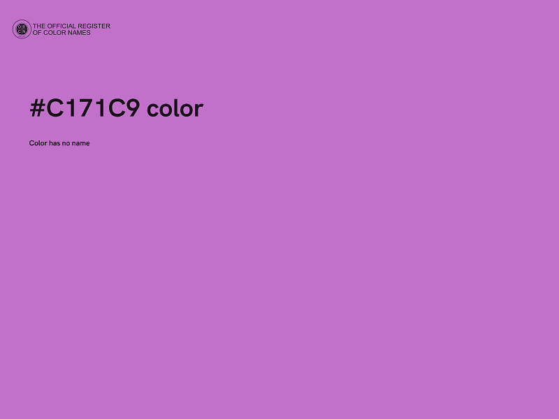 #C171C9 color image