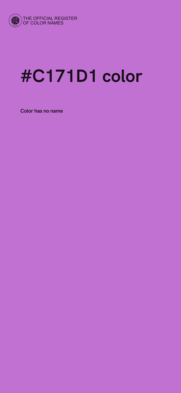 #C171D1 color image