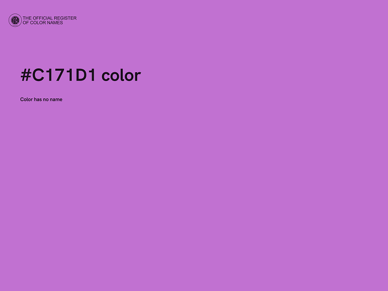 #C171D1 color image