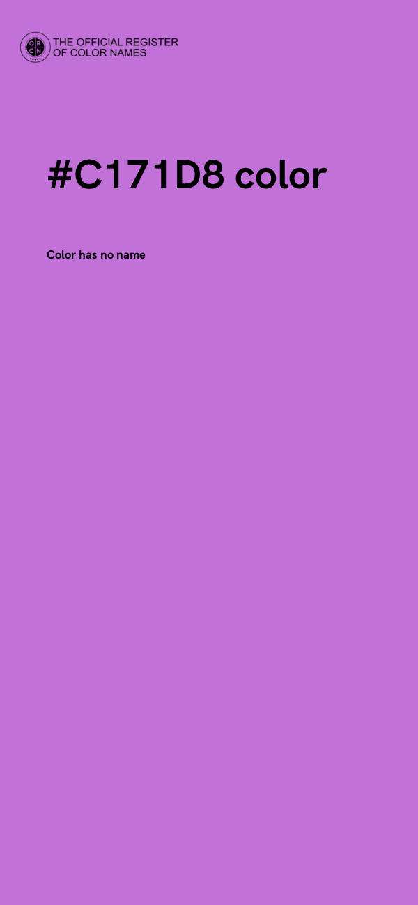 #C171D8 color image