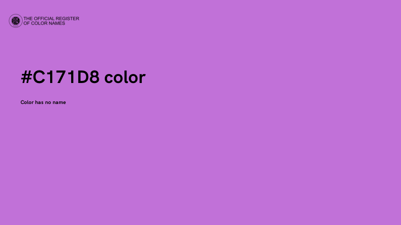 #C171D8 color image