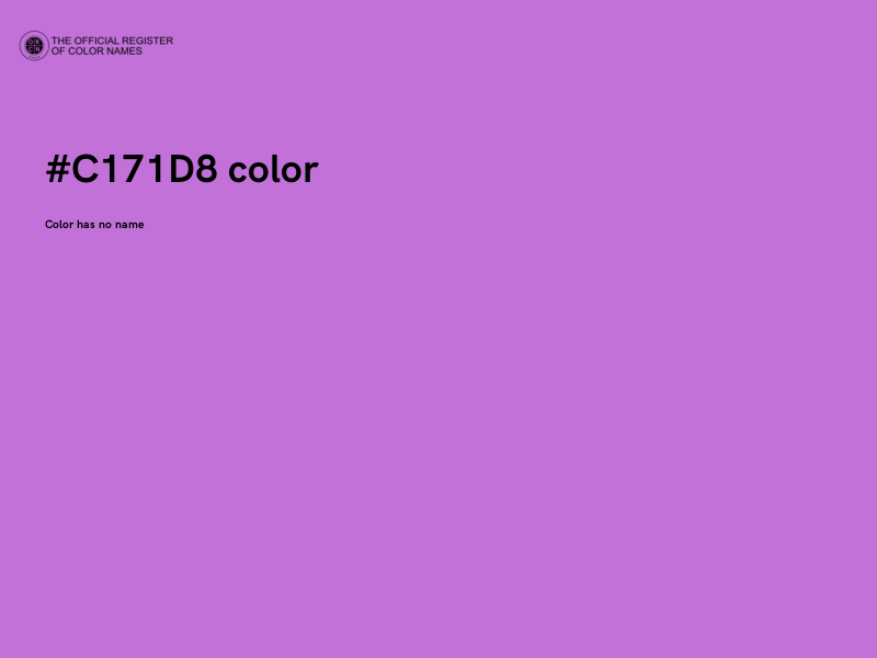 #C171D8 color image