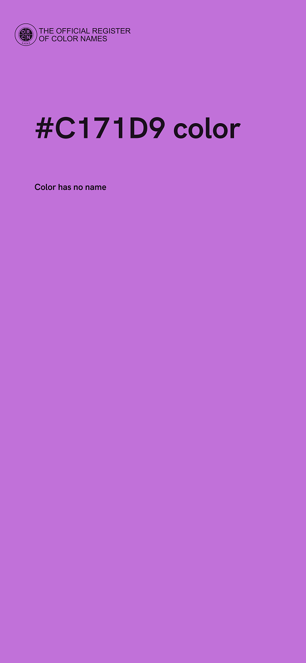 #C171D9 color image