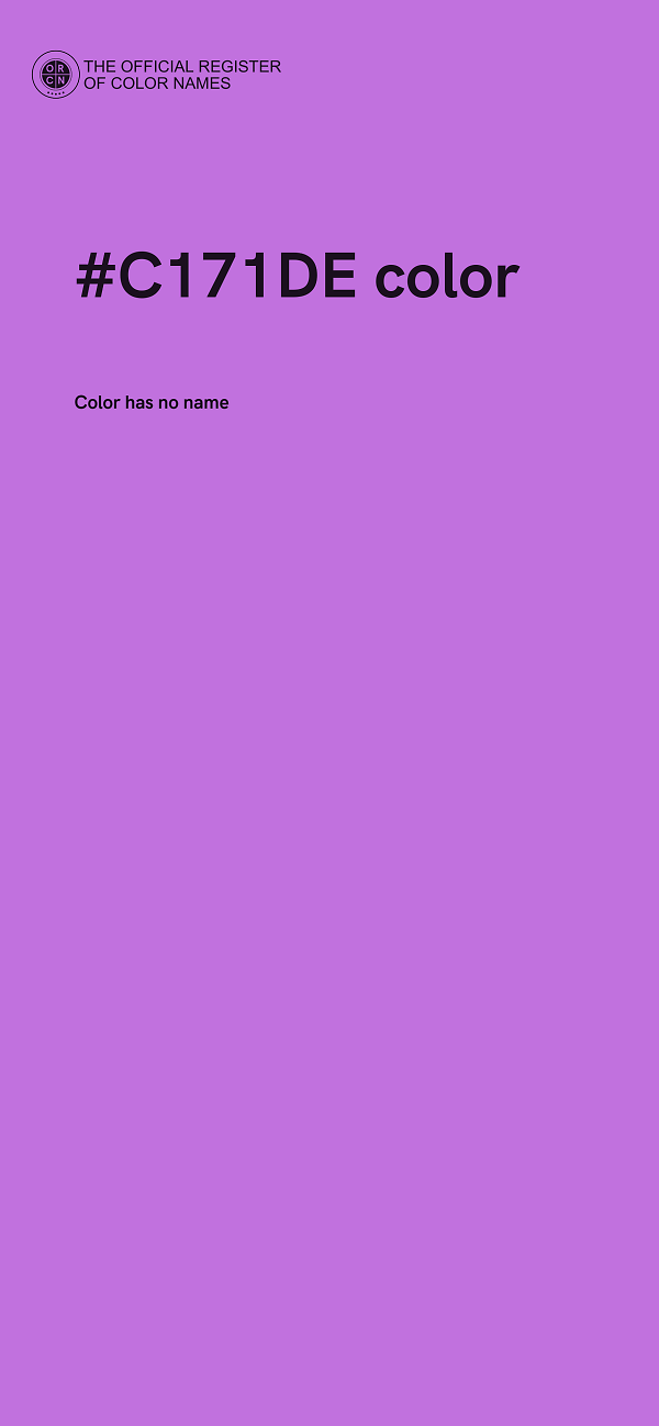 #C171DE color image