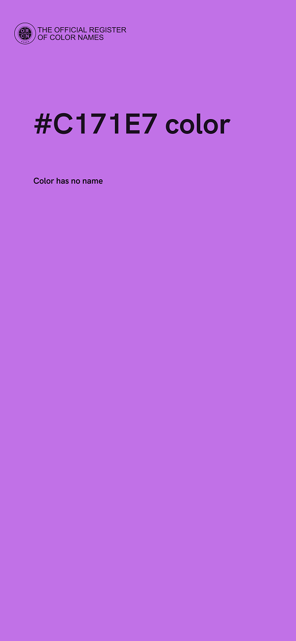 #C171E7 color image