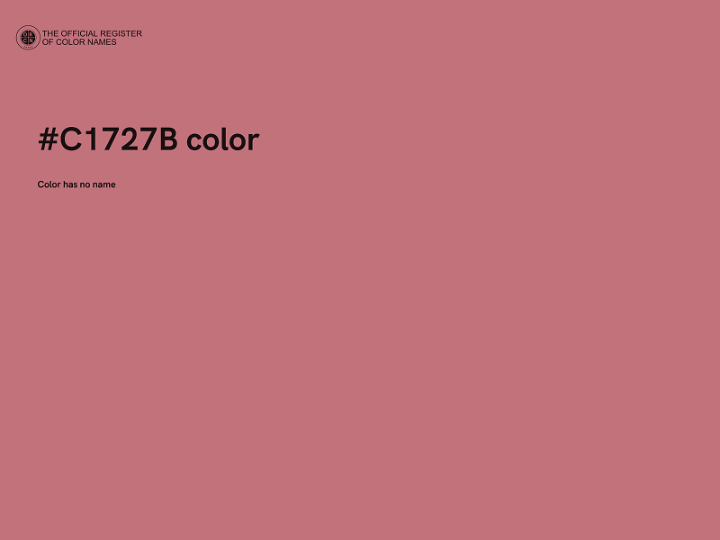 #C1727B color image